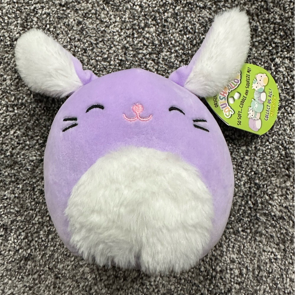 5” bunny squishmallow- “bubbles”